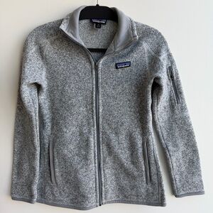 Patagonia Women’s Better Sweater Full Zip Fleece Jacket Gray Style 25542 XS
